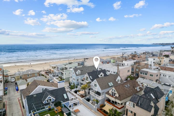Ocean Breeze | Patio Views| Steps to Surf + Dining