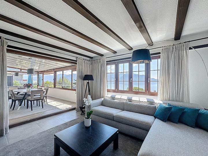 Riviera House | Lieu Magique | Vue Lac | Gare 200m - Vevey