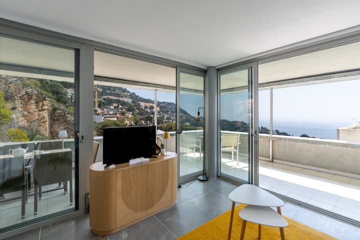 Costa Plana - Vue Mer Panoramique - La Turbie