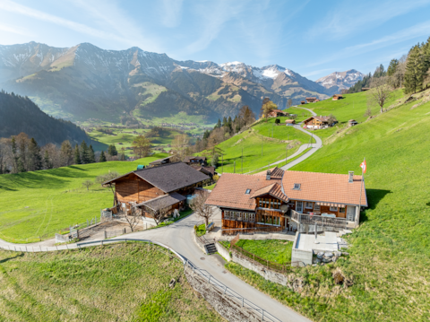 Successful Airbnb property: Authentic Swiss Farm Stay in the Alps | Fireplace in Espace Mittelland