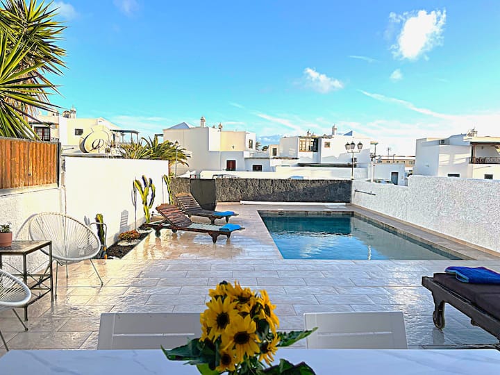 Casa Lilita Con Piscina Privada - Playa Blanca