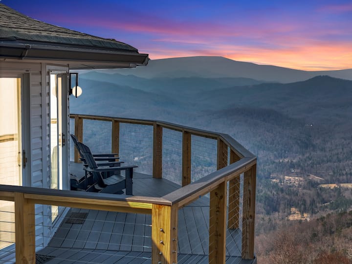Magnificent Panoramic Mountain Views Hot Tub Golf - Lake Lure, NC