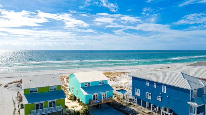 Coastal Duplex Getaway | Gulf Front | Pet Friendly - Gulf Shores, AL