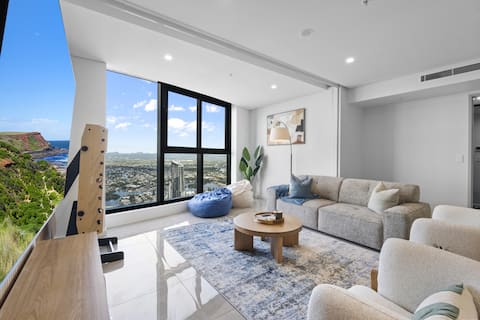 NEW 71F Beachfront Skyhome 3BR OceanView + Parking