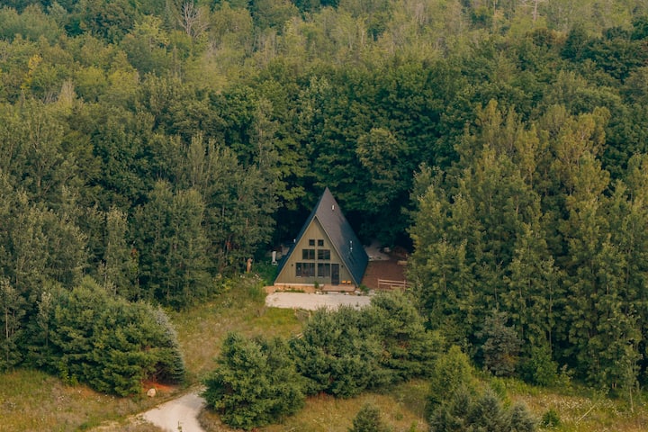 New A-Frame in wine country