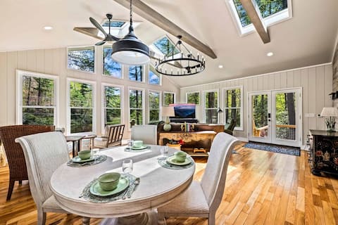 Top performing Airbnb: Cattail Cottage on Private Lake - Walk to Town in Cashiers