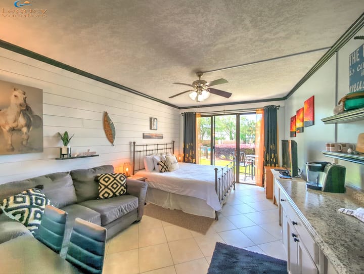 Beautiful Waterfront Studio Retreat With King Bed - 포르 월턴 비치