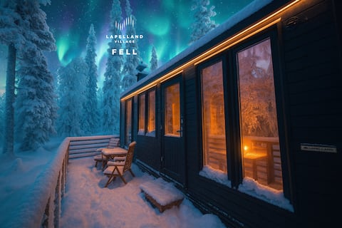 Fell Village 9|Sauna|Fireplace|Nature|Luosto3min