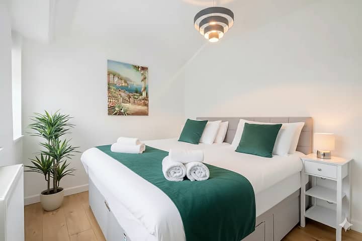 Opción de cama tamaño king o 2 individuales 