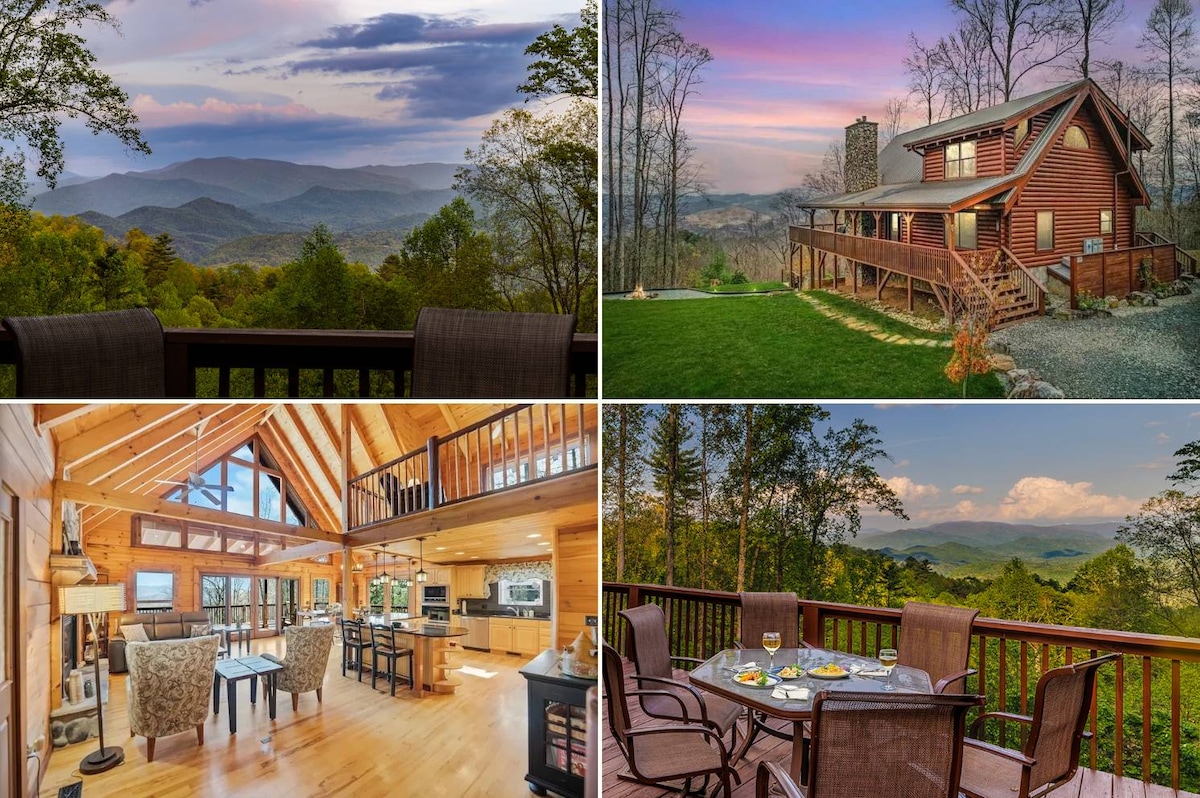 Carolina Dreams | 4BD Stunning Smoky Mtn Views - Cabins for Rent