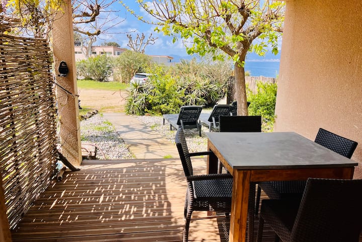 Sabali - Cottage Plage D'argent à 100m - Verghia - Plage de Cupabia