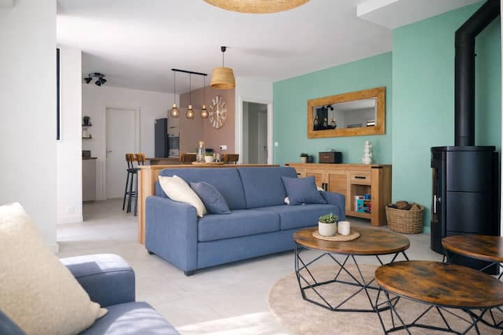 Maison Lumineuse Avec Véranda & Jardin – Parfait P - Les Sables-d'Olonne