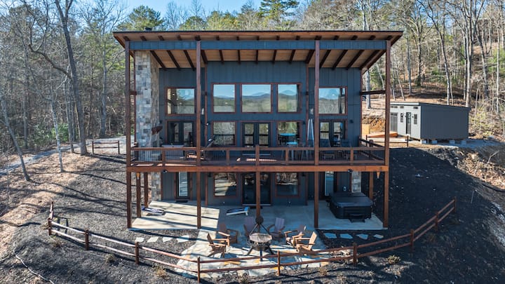 Sunrise Ridge- Mtn View, Od Fireplace, Hot Tub - Blue Ridge, GA
