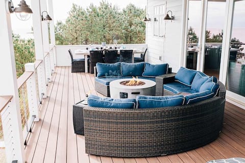Waterfront Escape w/ Private Beach + EV Charger