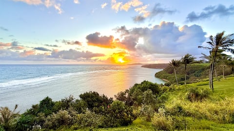 Popular Airbnb listing: Oceanfront Bliss - Luxury on The Bluff in Princeville