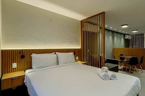 Studio with sofa bed in downtown RJ