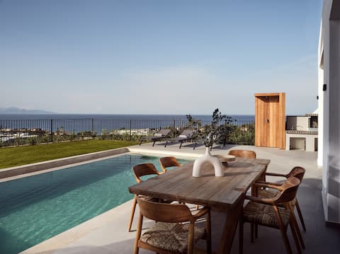 Akra Villa, with Private Pool and Pure SeaViews