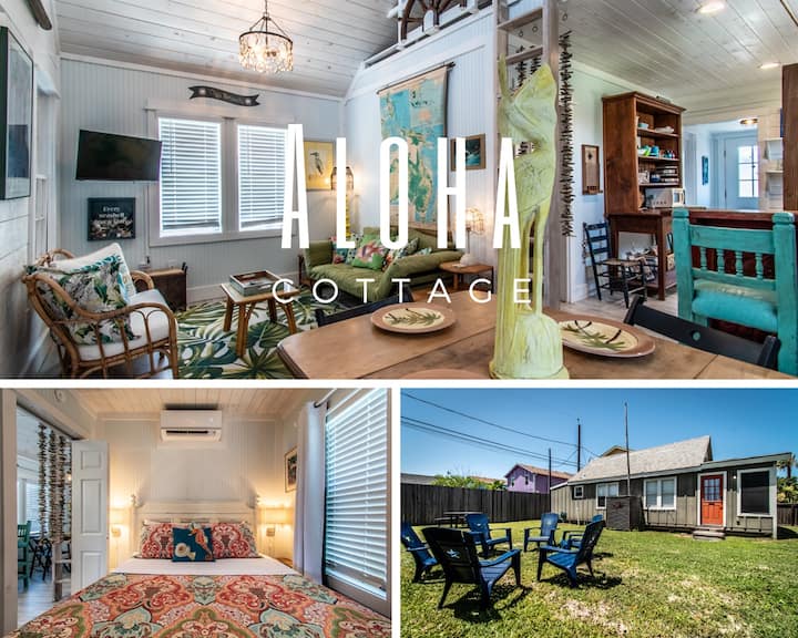 Aloha Cottage - Shops Food Beach - Port Aransas, TX