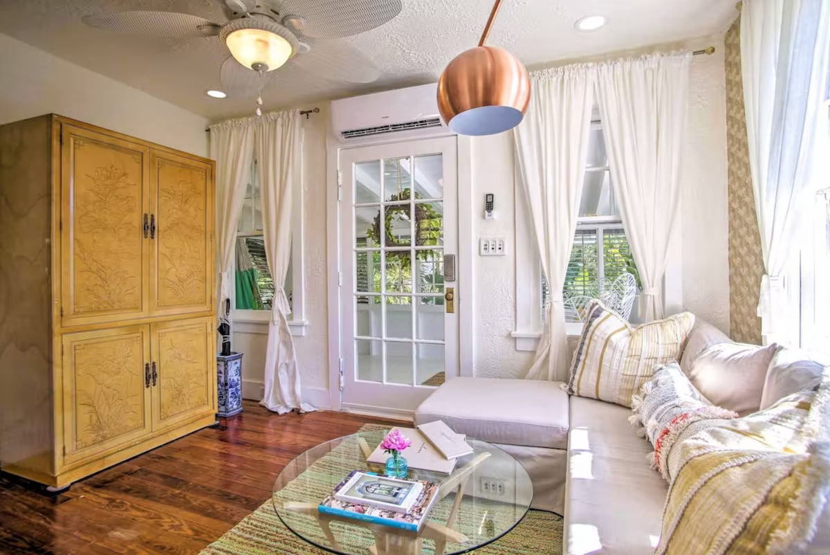 El espacio habitable del Lemon Loft es amplio y relajante.