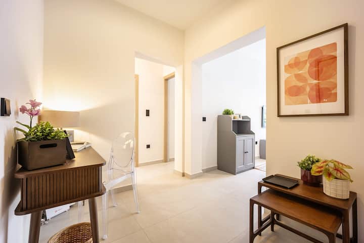 Espacio luminoso y acogedor en Atenas.