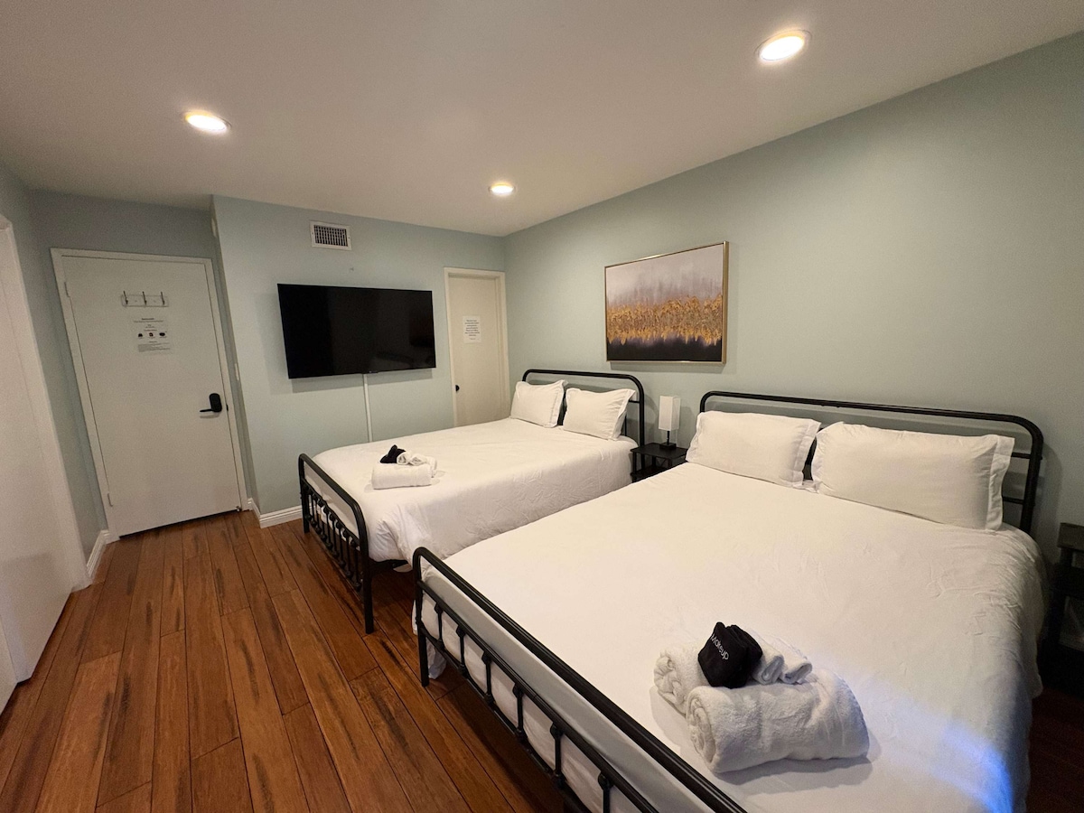 2 camas tamaño queen