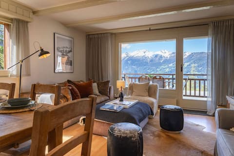 Popular Airbnb listing: Central Verbier 3BR | Pool, Sauna, Gym | Sleeps 7 in Val De Bagnes