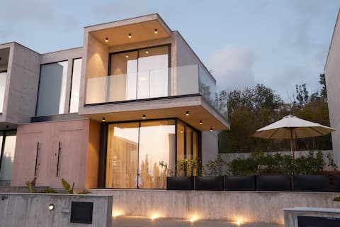 Serene Villa with Secluded Pool and Sea Views