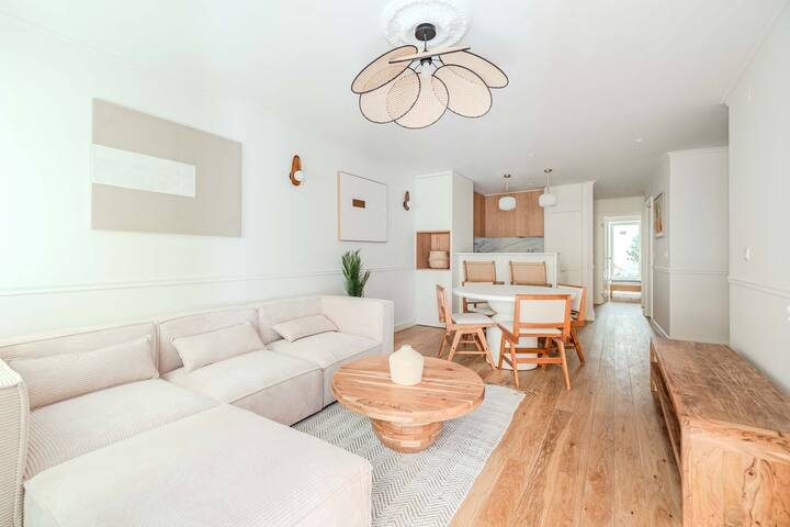 Stylish 2BR Apartment with AC & Terrace