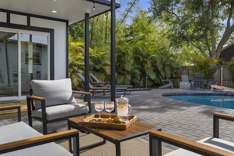 Successful Airbnb property: Tampa Heights House · Heated Pool + Game Room in Riverside Heights