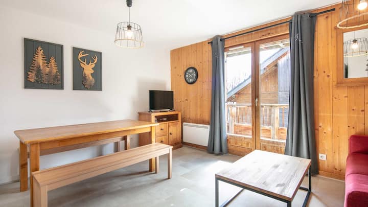 Charmant Appartement 6 Pers, Balcon, Vue Montagne - Saint-Sorlin-d'Arves