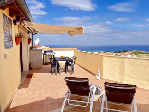 Penthouse with large terrace and breathtaking view