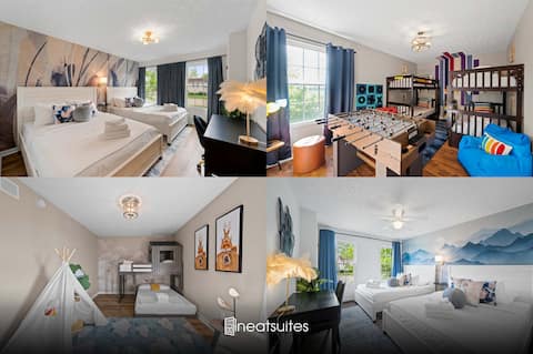 4 Apartments, 10BR - Two and a Half Miles to Ark!