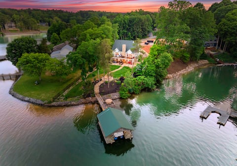 Waterfront Lake Escape w/ Firepit + Dock Access