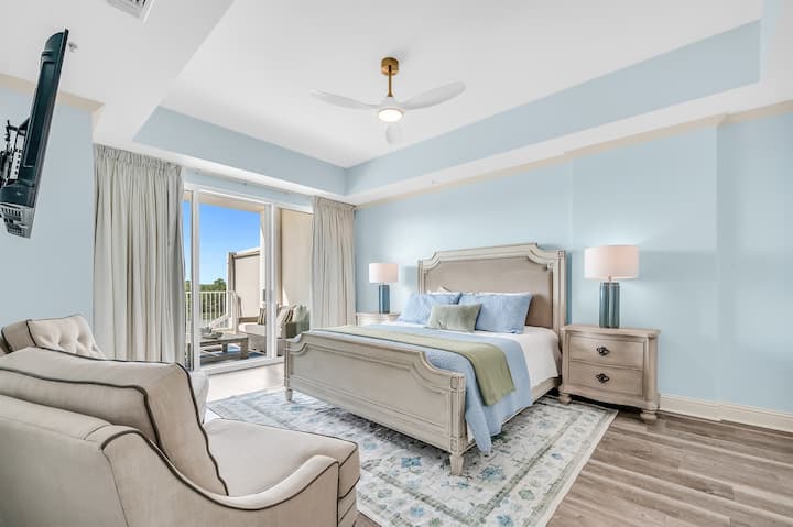 Მასტერ-საძინებელი - საწოლი 193 × 203 სმ