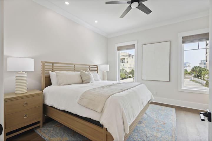 Dormitorio 1 - Lujosa suite king con baño privado en suite con ducha a ras de suelo