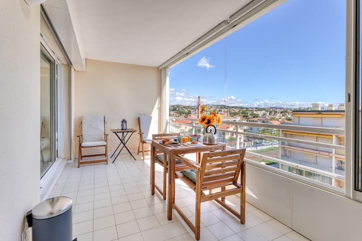 Apt Sea View With Swimming Pool - Vallauris