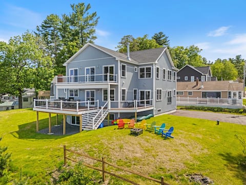 Luxury Sebago Lake House with Gorgeous Pano Views!