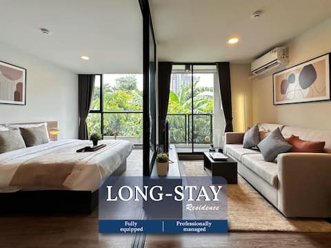 Serene Tropical 1BR︱Ultra Fast Wifi︱@Sathorn