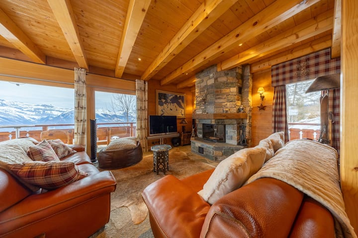 Chalet Chafrebelle - Sauna & View - Zwitserland