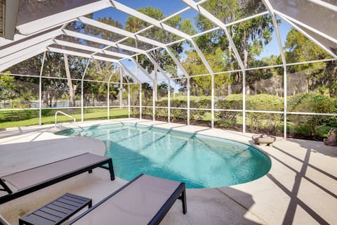 Private Pool & Park Access: Cozy South Daytona Gem