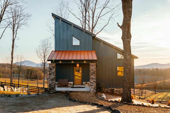 New Modern Lodge On Kc Bison Ranch - Dahlonega