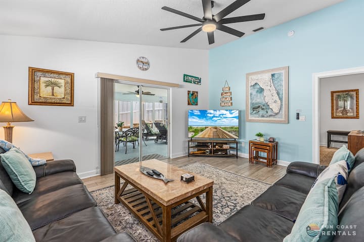 Dog Friendly House With Pool Steps From The Ocean! - New Smyrna Beach, FL