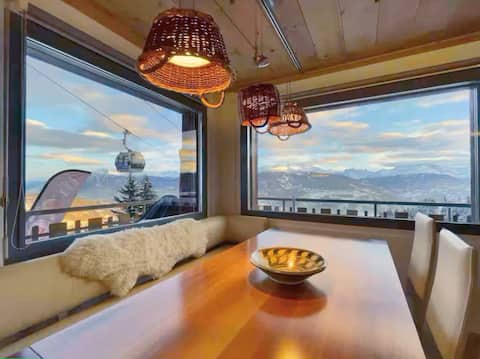 Mountain Bliss, view and Sauna - Swiss Alps