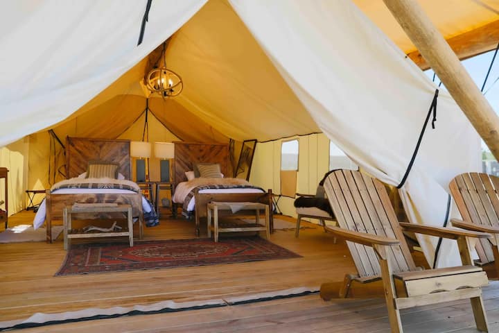 Private Island Glamping + Lady Liberty View - New York