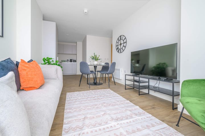 Bright & Chic 2br Stay In Central Birmingham - Birmingham