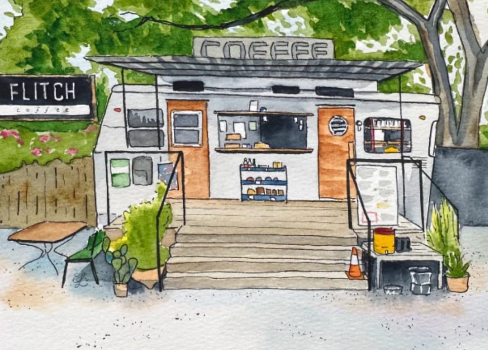 Tucked Away: Artsy East Austin Studio + Free Bikes