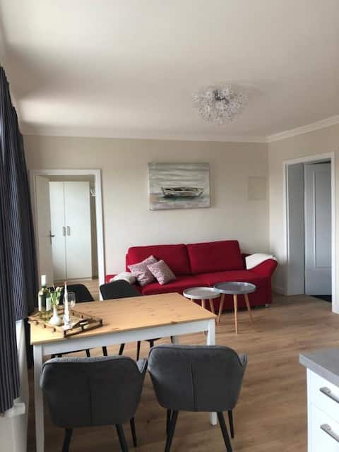 Top Airbnb: 1 bedroom apartment on the Baltic Sea beach in Nienhagen
