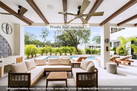 Coastal villa w/ rooftop pool & terrace