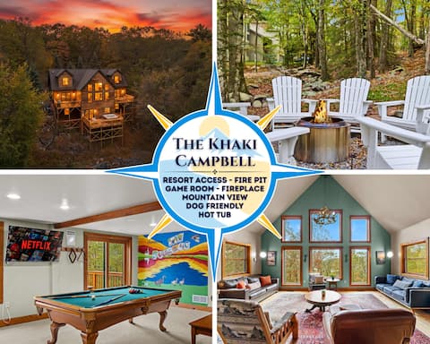 Fam-Friendly Cabin mins 2 Beach & Ski w/ Hot Tub