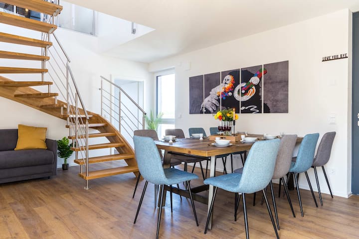 Exclusive maisonette, 5 min to Europa-Park, 10 per